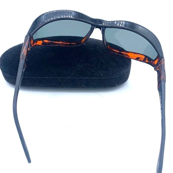 POLAR OPTICS shell Brown Frame Polarized Lenses - Picture 3 of 5